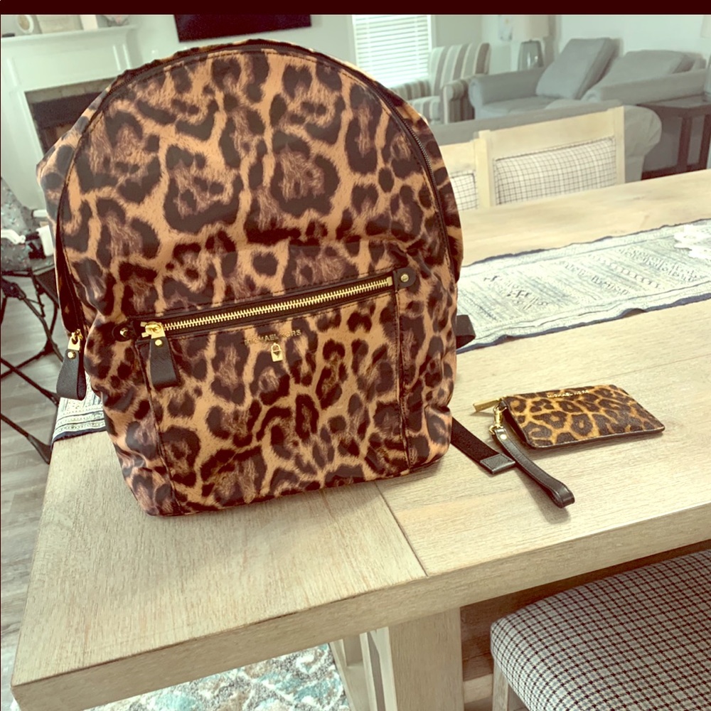Micheal Kors backpack and wallet